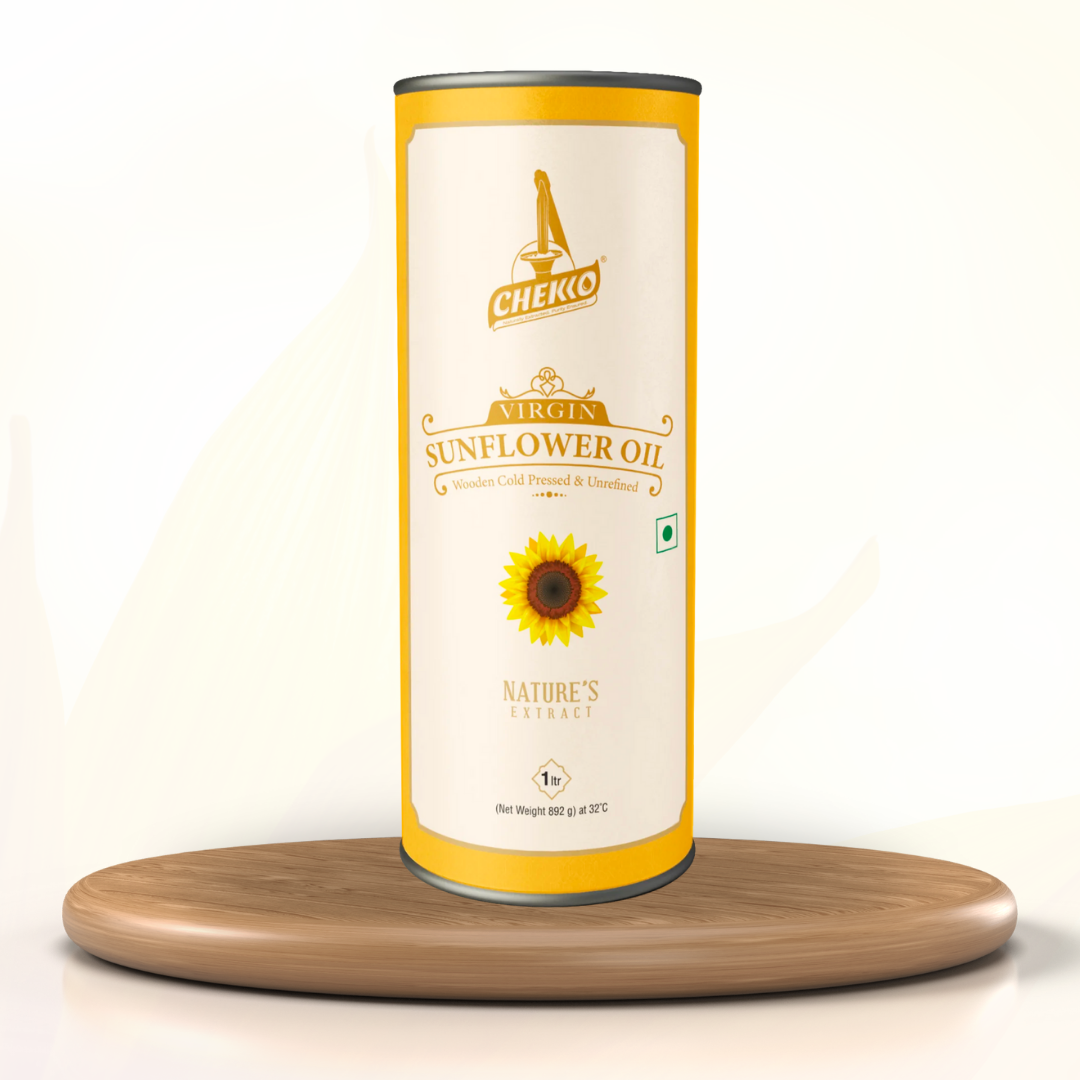 Chekko Cold Pressed Virgin Sunflower Oil 1 Ltr