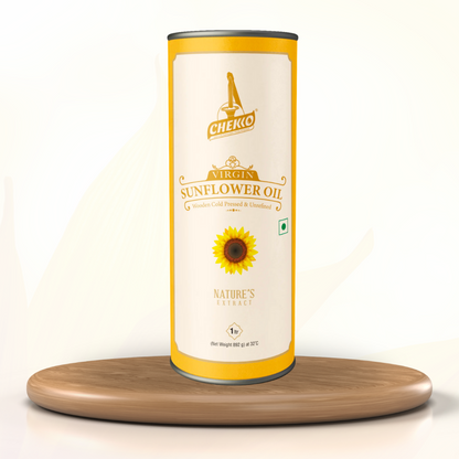 Chekko Cold Pressed Virgin Sunflower Oil 1 Ltr